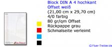 Block DIN A 4 25-seitig