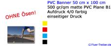 PVC Banner 50 cm x 100 cm