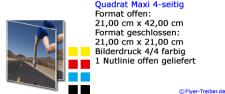 Quadrat Maxi 4-seitig