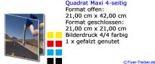 Quadrat Maxi 4-seitig