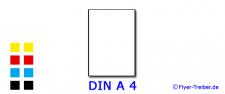 DIN A 4 (21 x 29,7 cm)