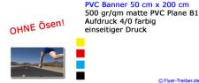 PVC Banner 50 cm x 200 cm