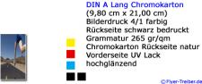 Postkarte DIN Lang 4/1 farbig