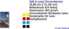 Postkarte DIN Lang 4/4 farbig