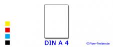 Briefpapier DIN A 4 4/0 farbig