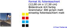 Postkarte XL Format 4/4 farbig