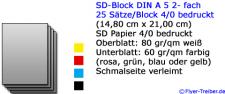 SD-Block 2-fach DIN A 5 4/0