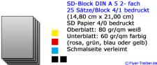 SD-Block 2-fach DIN A 5 4/1