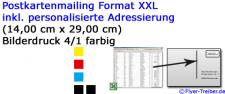 XXL Format einseitig folienkaschiert matt mit direktem