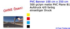 PVC Banner 100 cm x 250 cm