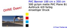 PVC Banner 100 cm x 350 cm