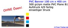 PVC Banner 100 cm x 400 cm