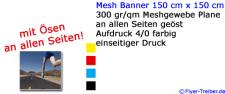 Mesh Banner 150 cm x 150 cm