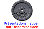300 gr/qm mit Dispersionslack matt 