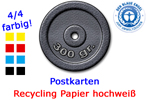 Postkarten Recycling Papier