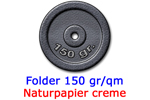 Folder 150gr Natur creme