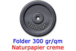 Folder 300g  Natur creme