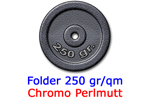 Folder 250 gr Chromolux Perlmutt